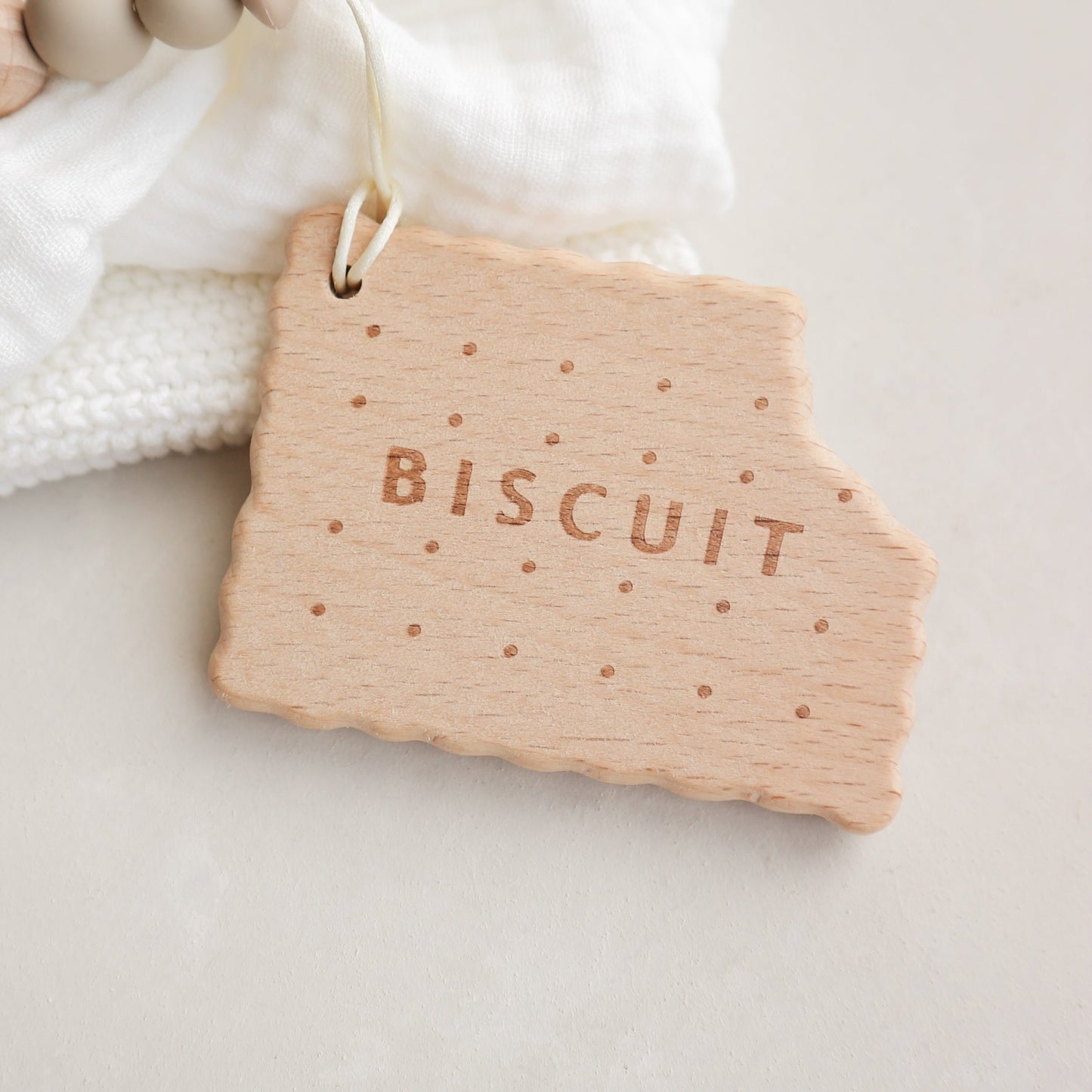 Beech wood biscuit teether ONLY