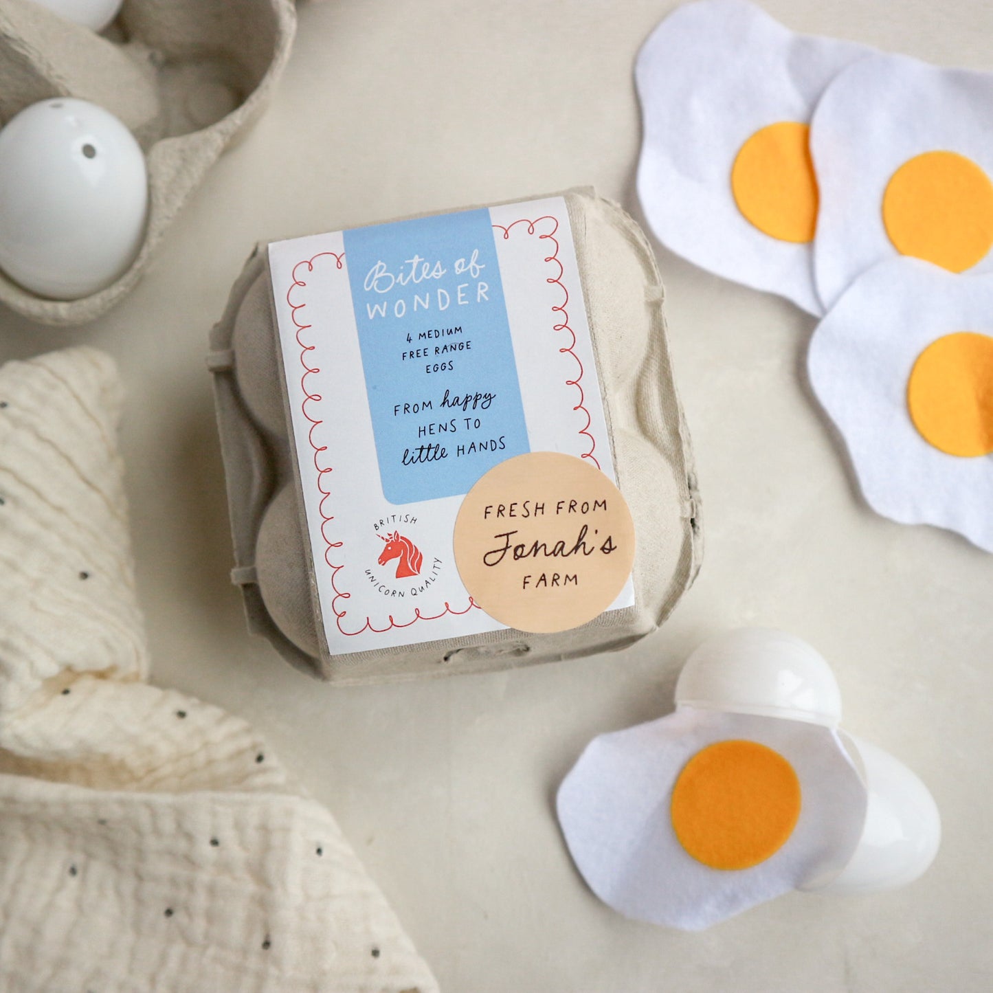 Personalised play eggs