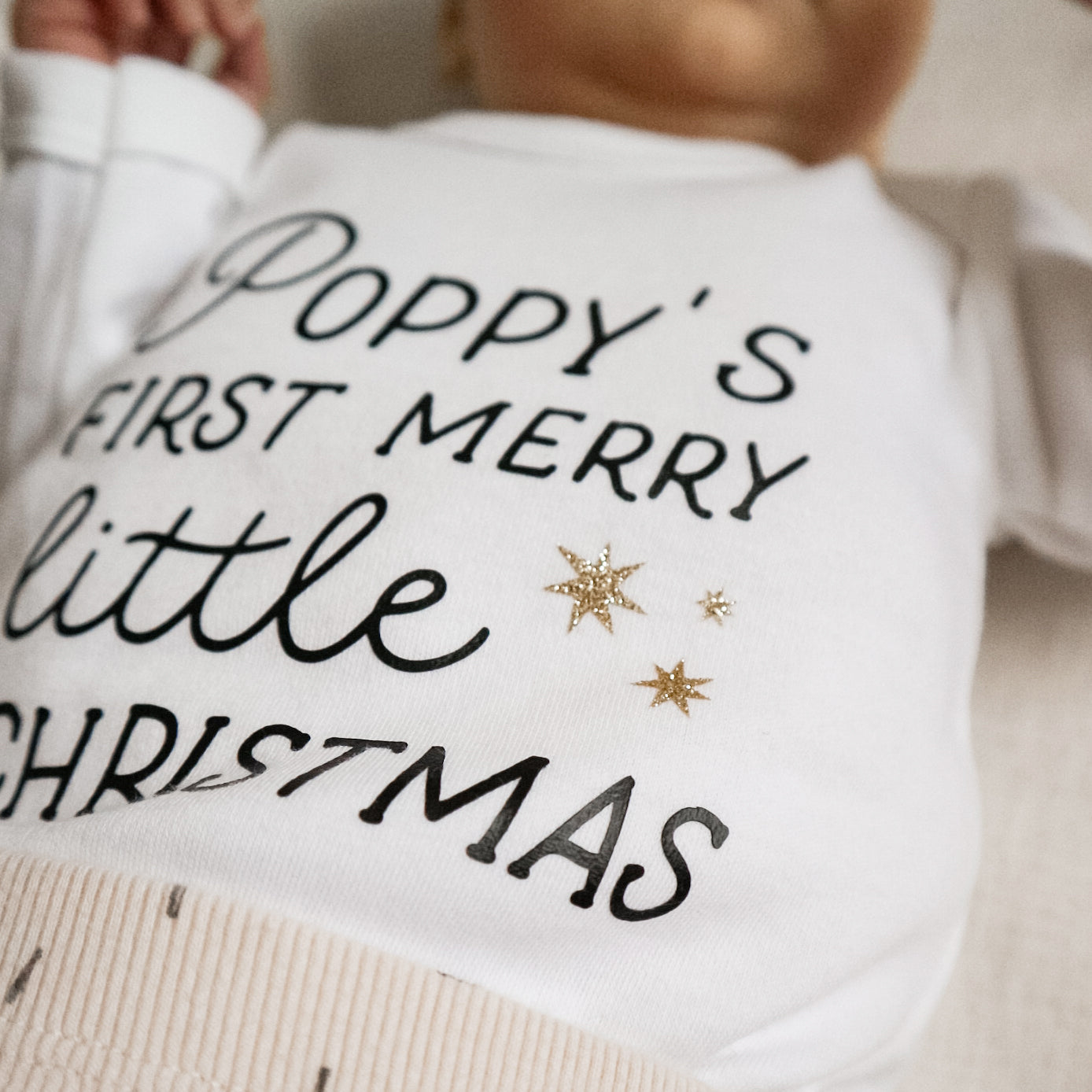 Personalised baby christmas outlet outfits