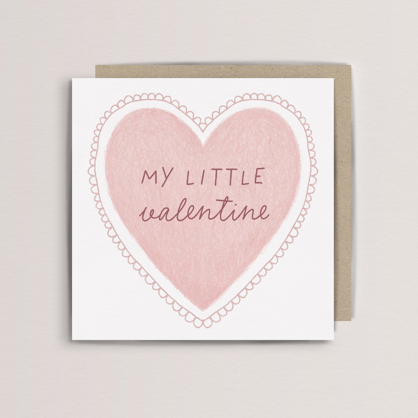 My little valentine card