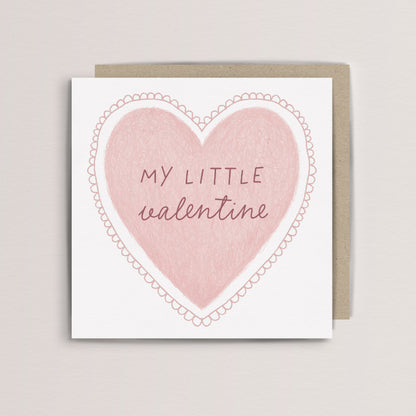 My little valentine card