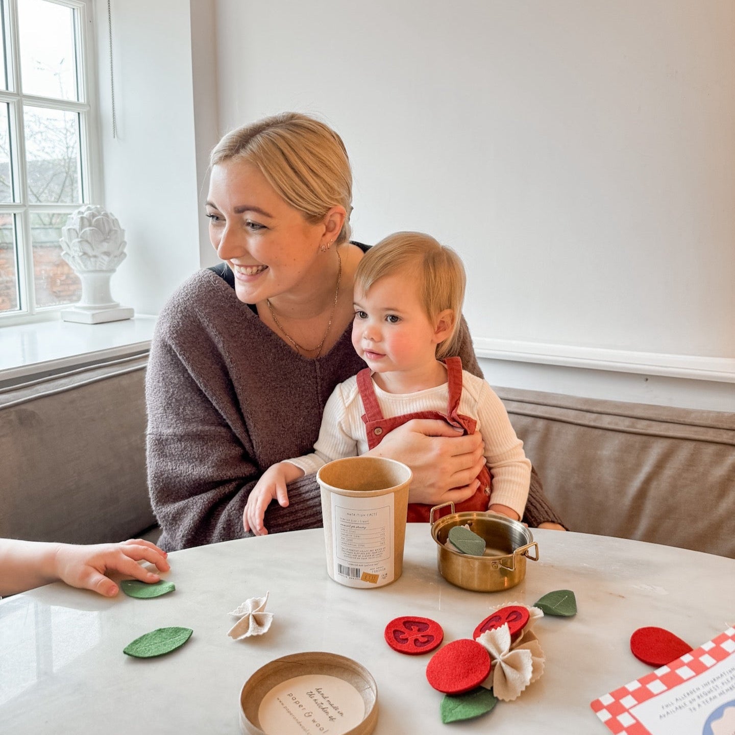 Personalised play food pasta pot