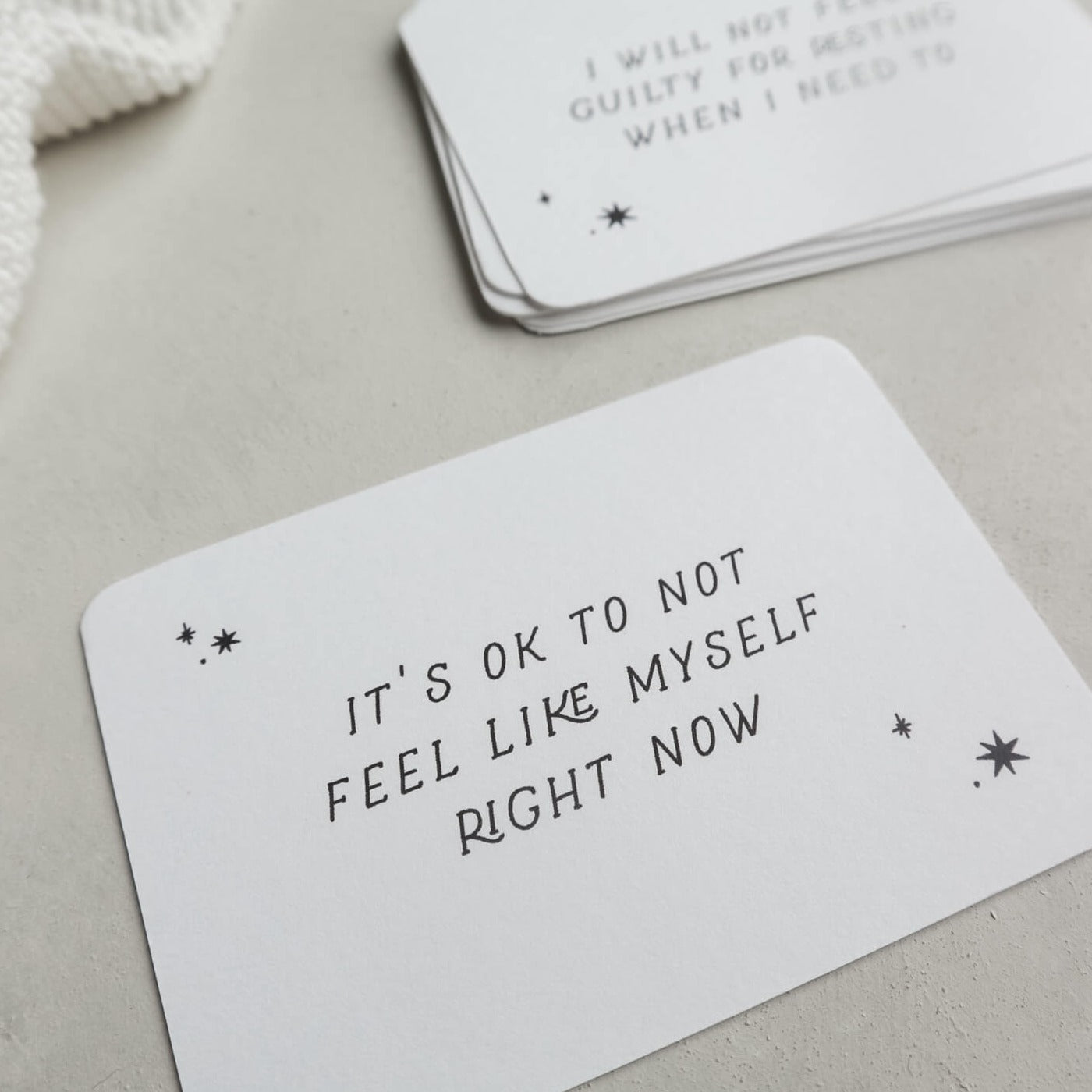 Pregnancy affirmation cards