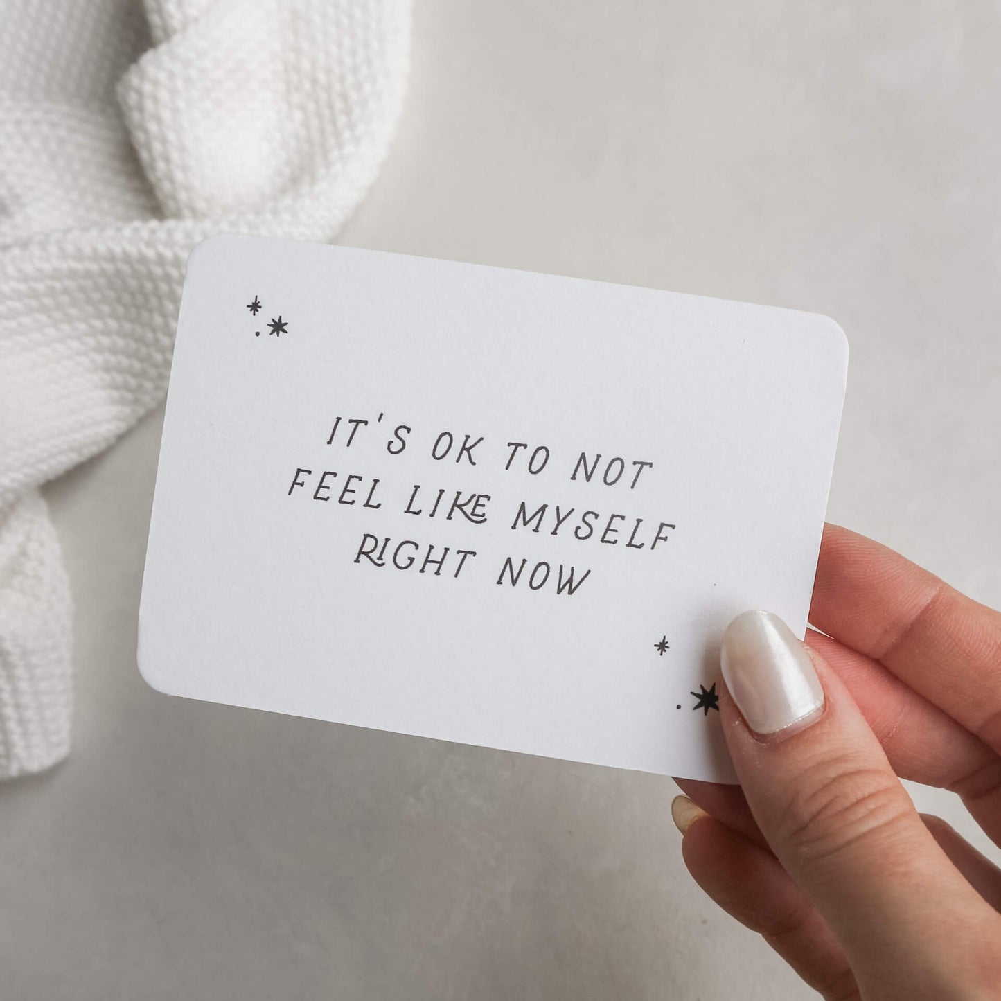 Pregnancy affirmation cards