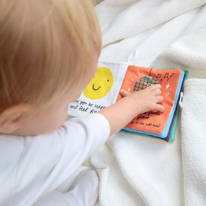 *Limited Edition* Personalised 'A poem for...' soft crinkle baby book - The Happy News